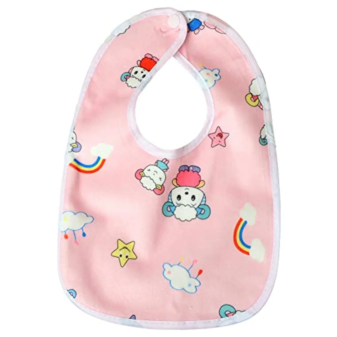 MW PRINTS Baby Fastdry 3pcs Bibs | Feeding Infants and Toddlers| 0-2 Years | Waterproof, Spill Resistant Bibs| Useful Baby Shower Gift| Pocket-Friendly | Infant Apron | Soft Infant Cotton