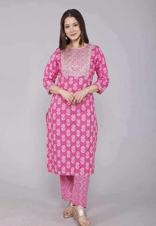 kurti with pant & dupatta Dupatta Sets