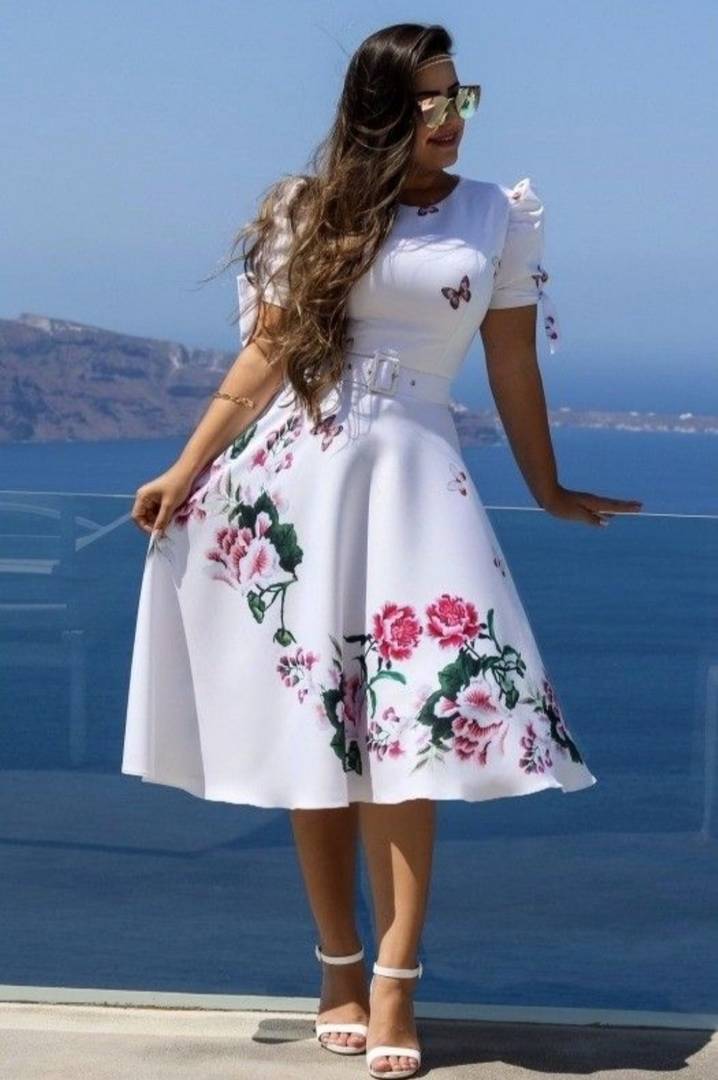 Women's Beautiful Crepe One Piece Dress
