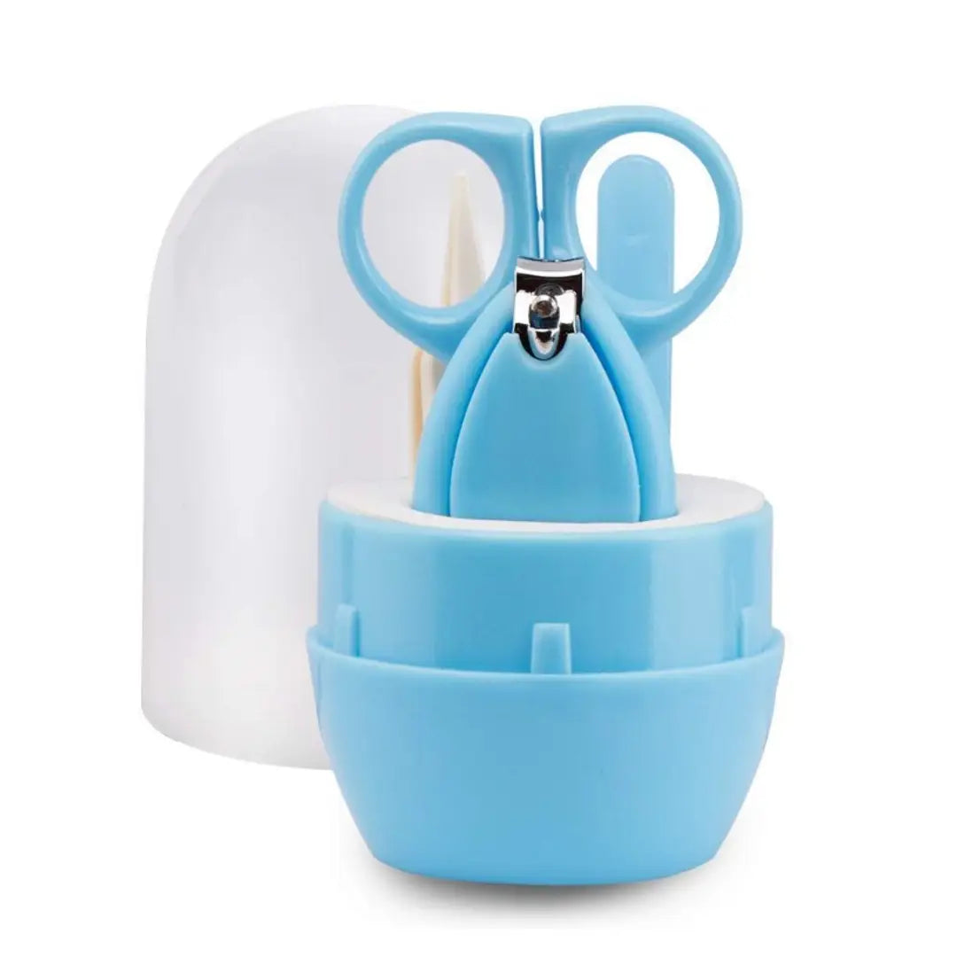Setster Baby Nail Clipper Grooming Nail Cutter Kit with Scissors Baby Safety Cutter  Manicure Pedicure Care Kit (Blue)